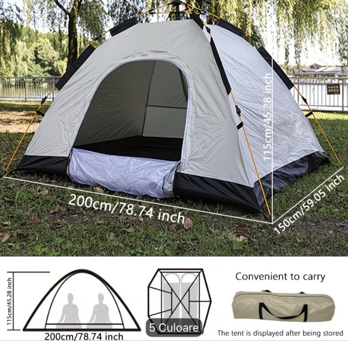Cort automat,impermiabil excelent pentru festivaluri si campinguri!