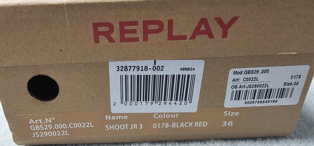 Sneakers Replay baieti marime 36