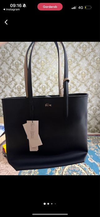 Лакосте сумка оригинал