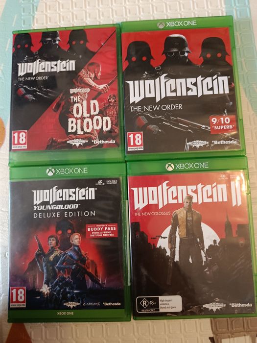 WOLFENSTEIN xbox one Complete collection pack 5 jocuri