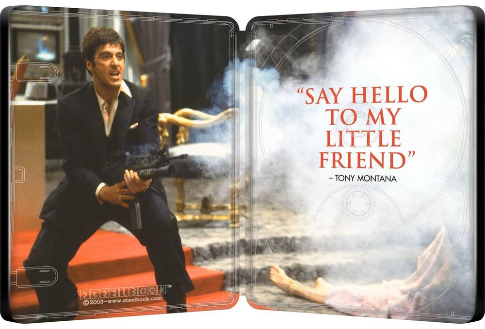 SCARFACE – Limited Edition Steelbook | 4K Ultra HD + Blu-ray | Sigilat