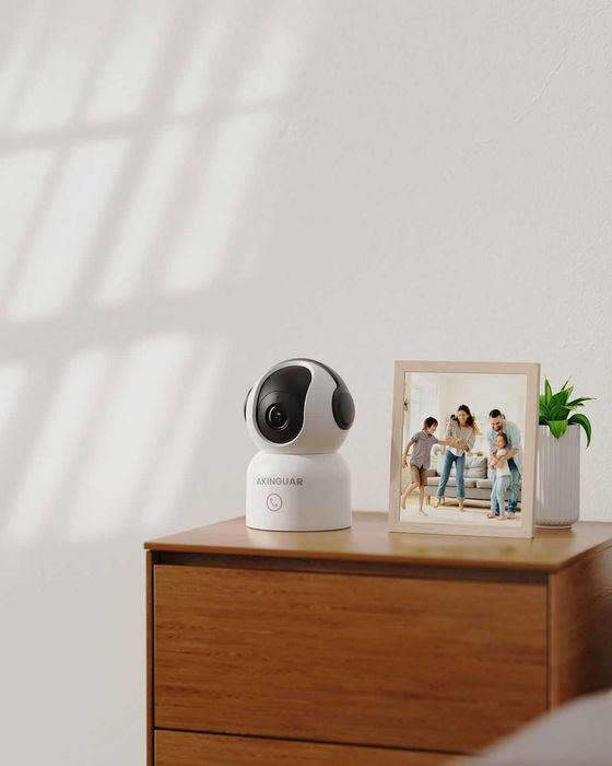 AKINGUAR Wifi камера за сигурност, 4K 8MP камера за домашни любимци