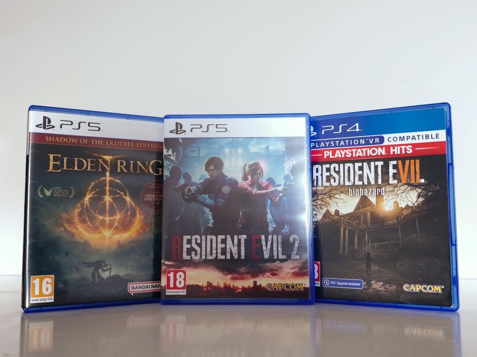 Resident evil 2 (ps5), Resident evil 7 (ps4 | ps5) и Elden ring