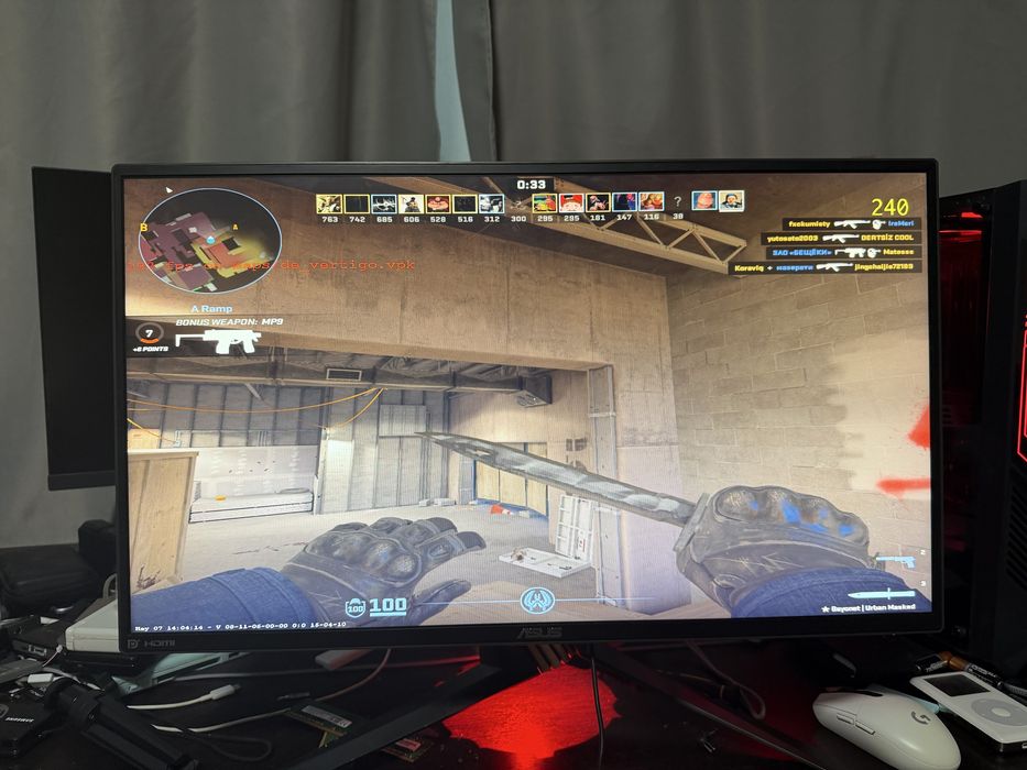 Monitor Gaming 240hz ASUS ROG PG258q