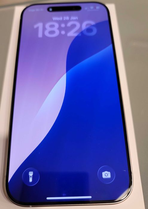 iPhone 16 Pro, 256 GB, white titanium, inca in garantie