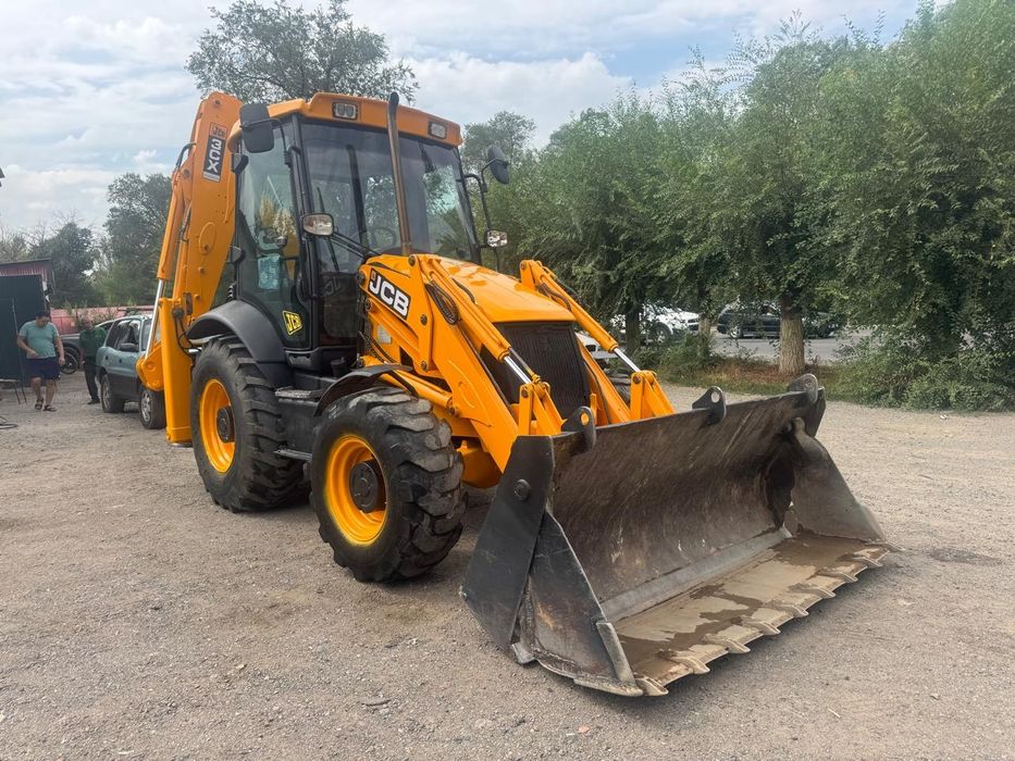 3в1 Экскаватор-погрузчик чистка снега