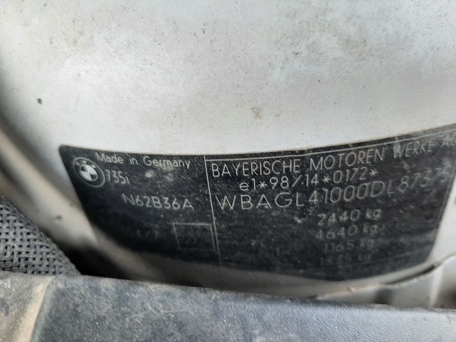 Capota bmw seria 7 e65