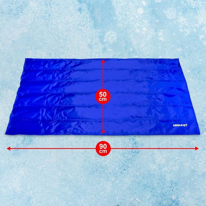 Saltea răcoritoare Arquivet pentru câini și pisici 50 x 90 cm albastră