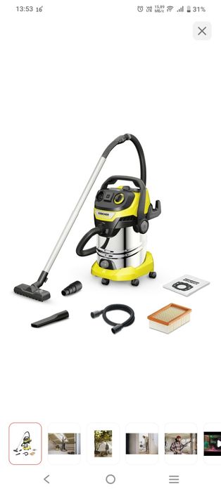 Продам пылесос строительный керхер wd 6