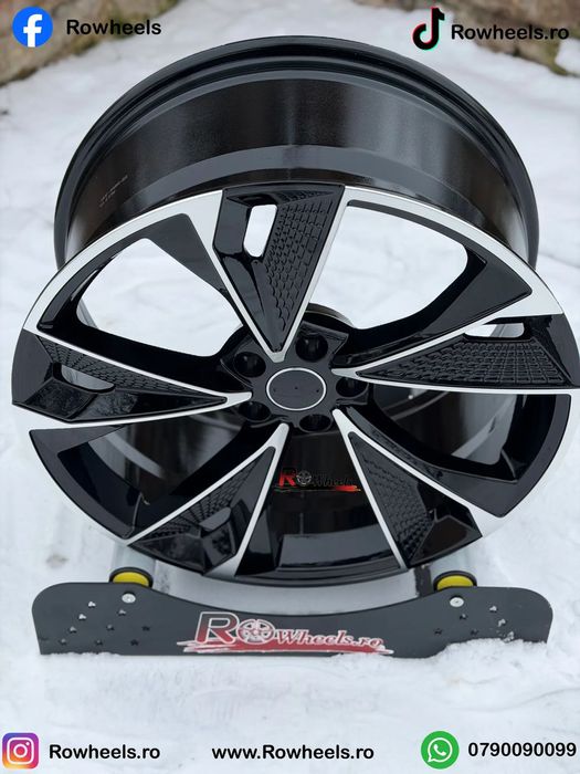 Jante AUDI 22 R22 A6 A7 A8 Q3 Q5 Q7 Q8 22 R22 Black Anvelope Vara/iarna Roti Audi 22 complete