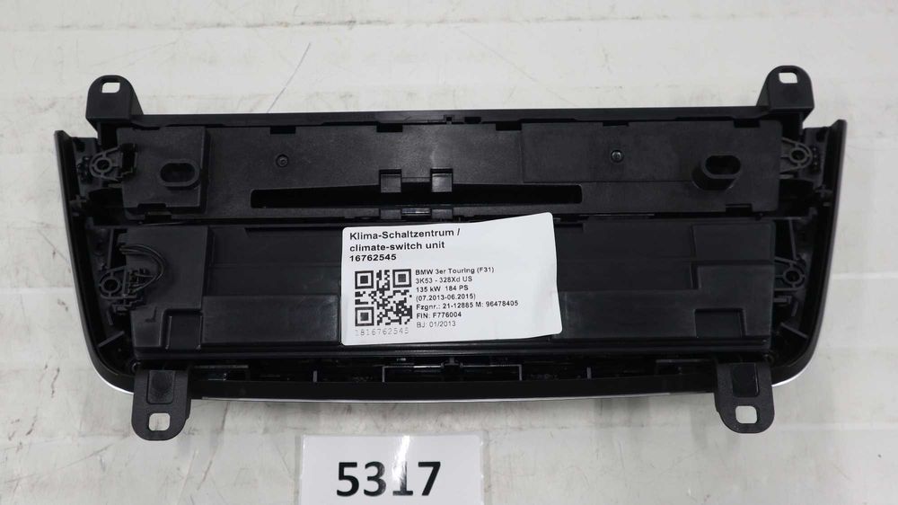 Клима панел Аудио панел БМВ Ф20 Ф21 Ф30 Ф31 Ф34 Ф32