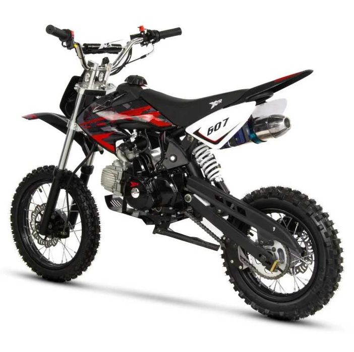 Motocicleta Cross/Enduro copii 4T XTR 607, 125cc, 17/14, negru/rosu