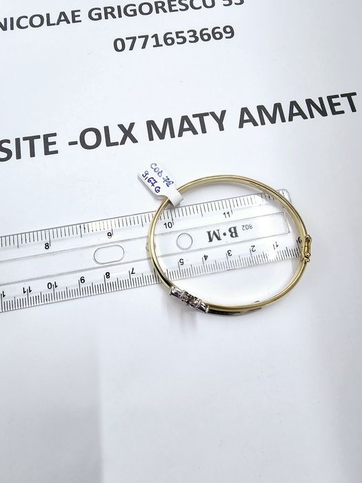 Vand bratara din aur 14 k 9.67 g cod 78