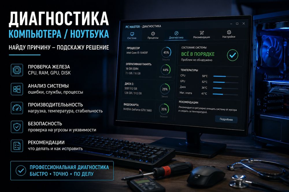 Диагностика вашего ПК