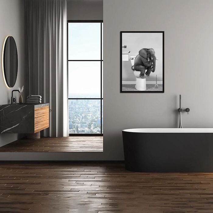 Декорация на плакати за баня без рамка. (Стил D, 50x70cm)