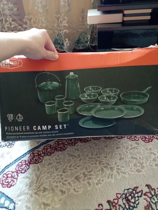 Набор посуды для походов и рыбалки