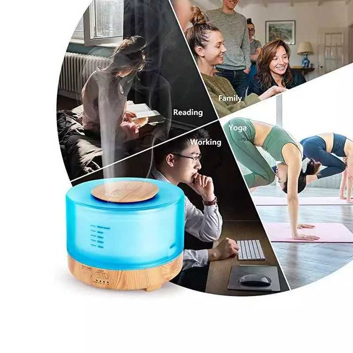 НОВО! Музикален Дифузер с Bluetooth колонка Арома дифузер блутут лампа