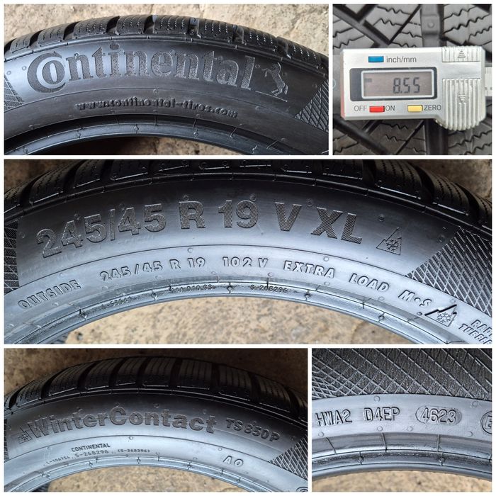 O bucată 245/45 R19 M+S iarnă - una Gislaved Continental Hankook