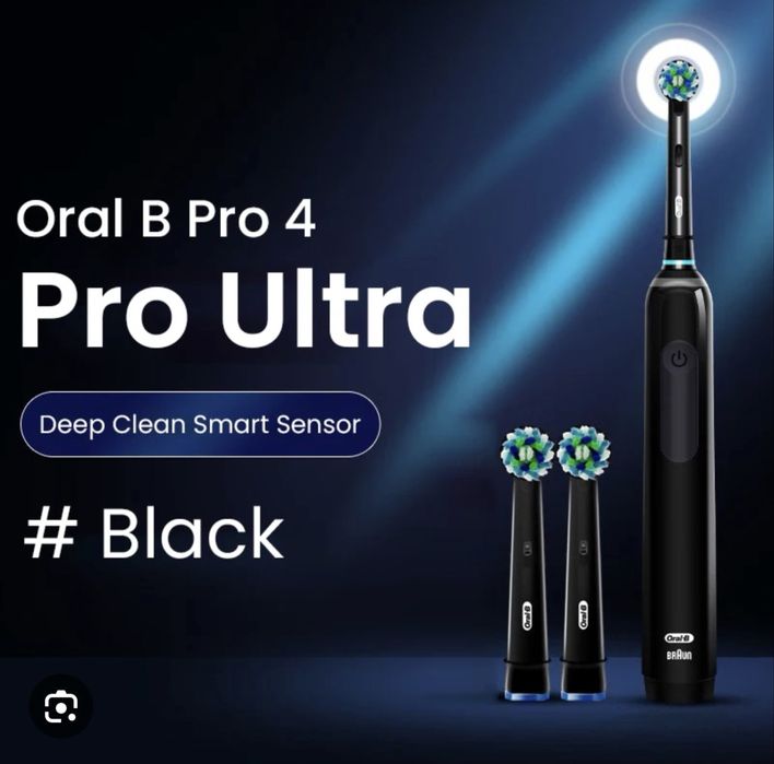 Эл. зубная щётка Oral-b PRO4 Ultra+3 насадки