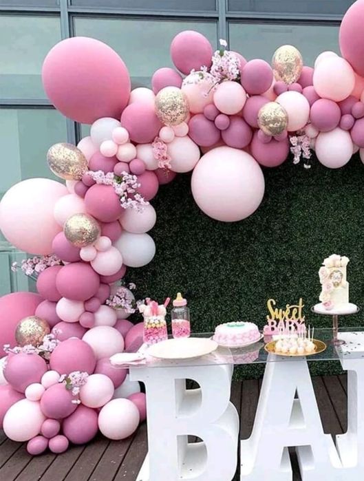 Baloane pentru arcada roz