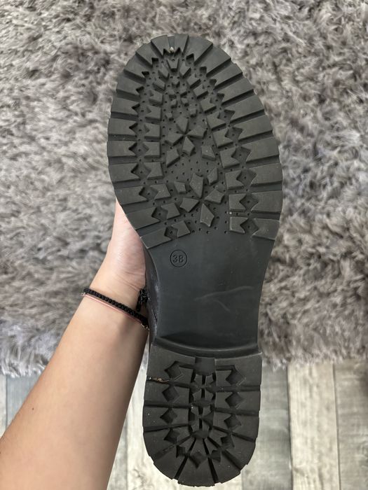 Cizme piele naturala imblanite