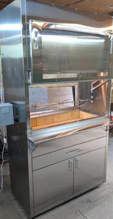 Мангал с гидрофильтром из нержавейки