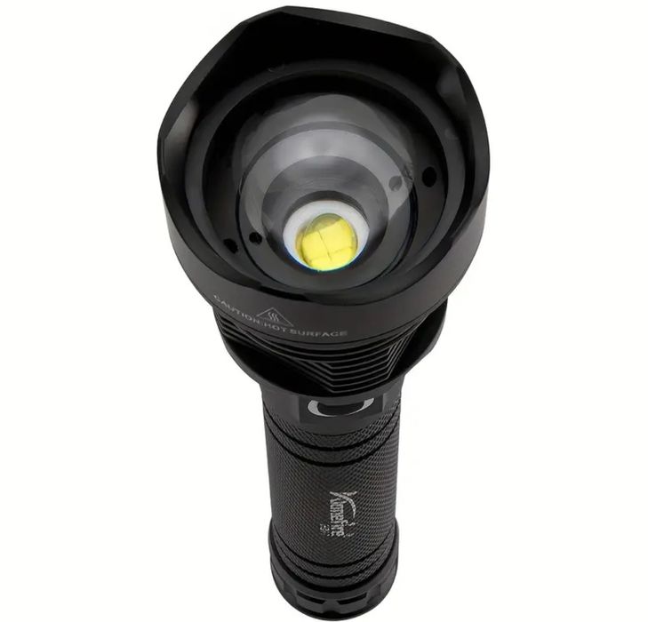 2 Baterii de 3000incluse Lanterna LED 4000lumeni 500metri Profesionala