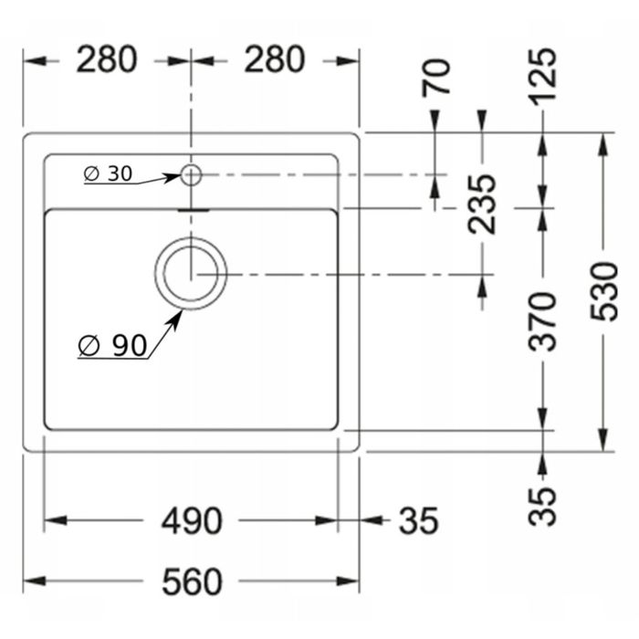 pachet chiuveta Franke Sirius Sid 610 negru+baterie Pola