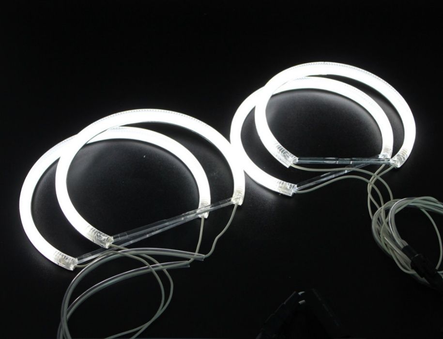 Lupe pentru Far BMW E46 Lupe Bixenon+Xenon Canbus+Inele Angel Eyes