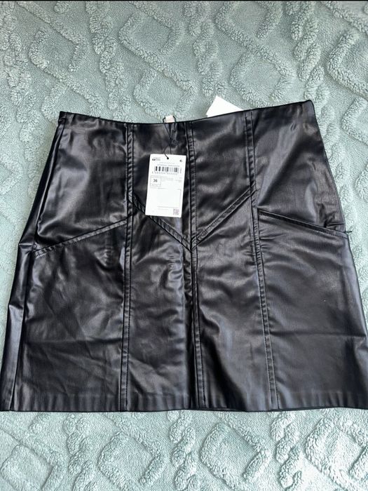 Черный юбка размер S новый