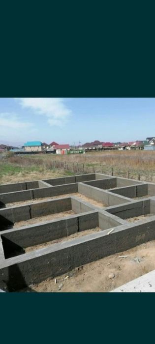 Заливка фундамент