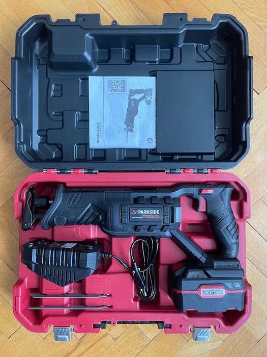 Акумулаторни саблени триони Parkside Зелен и Черен Внос от Германия