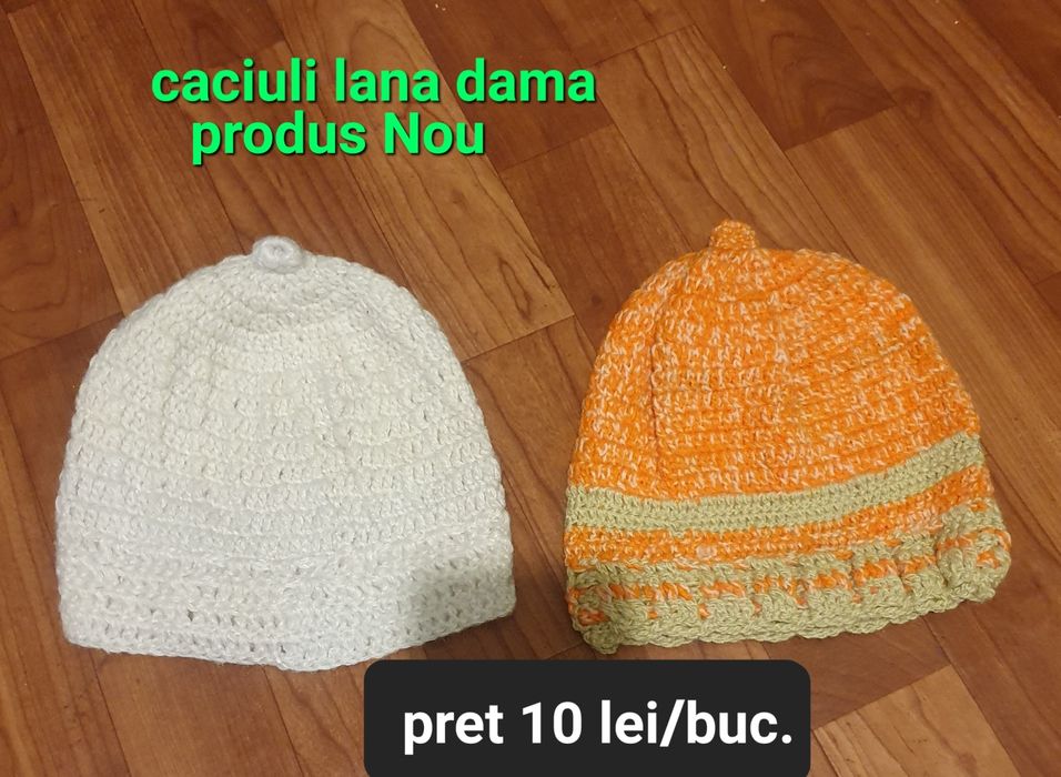 Caciuli lana diferite modele/ dama