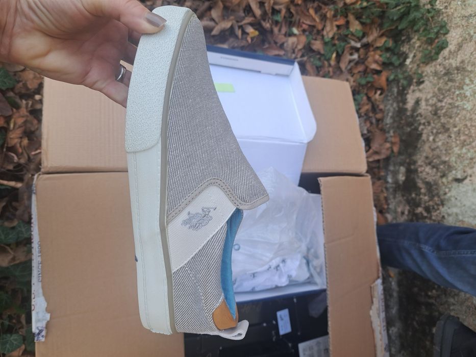 Mocasini textil US Polo