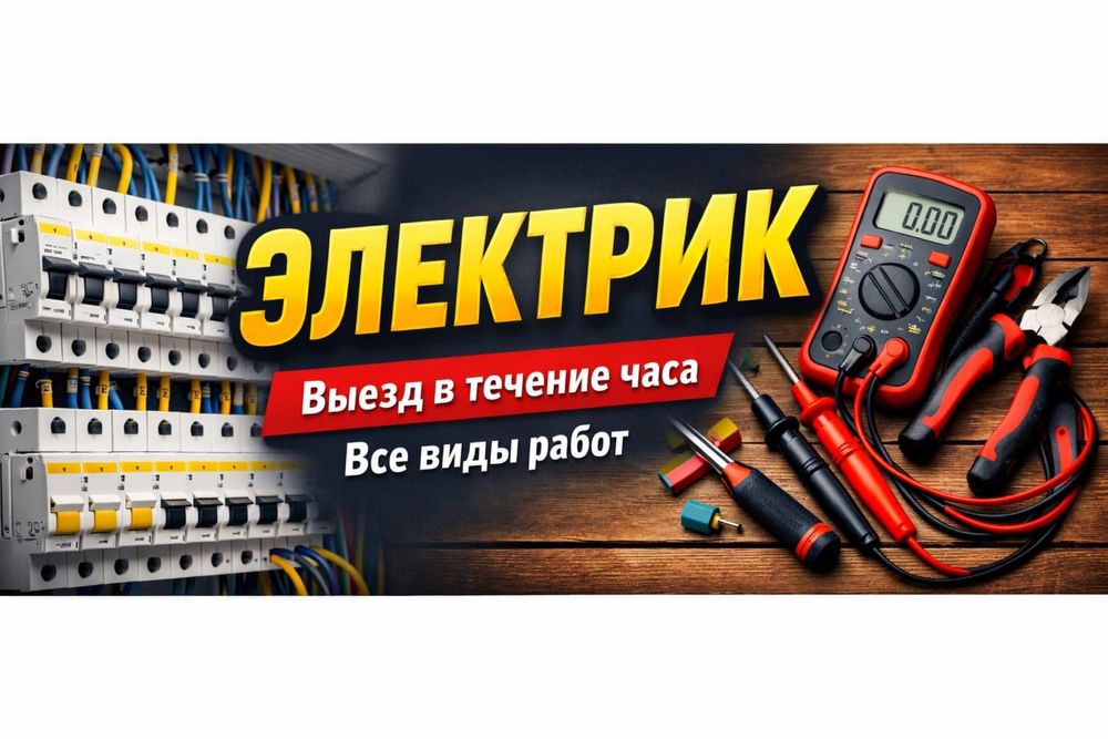 Электрик Недорого 24/7