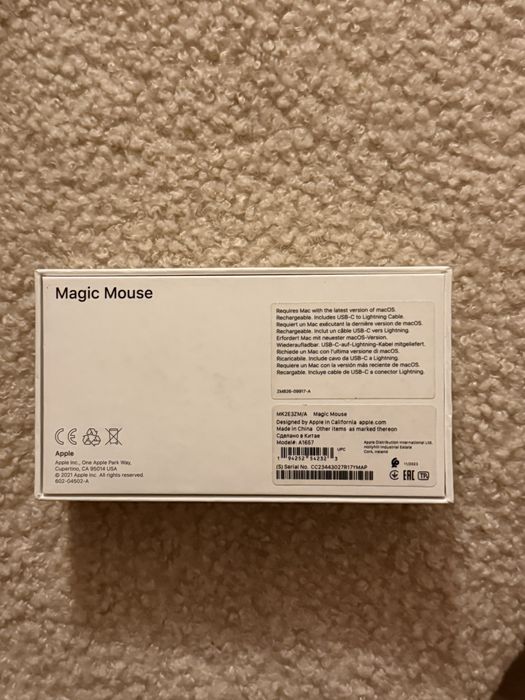 Apple Magic Mouse 2, модел A1657.