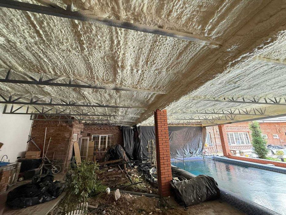 Напыление ппу пена сипиш хизмати pena sepish ppu / Теплоизоляция пеной