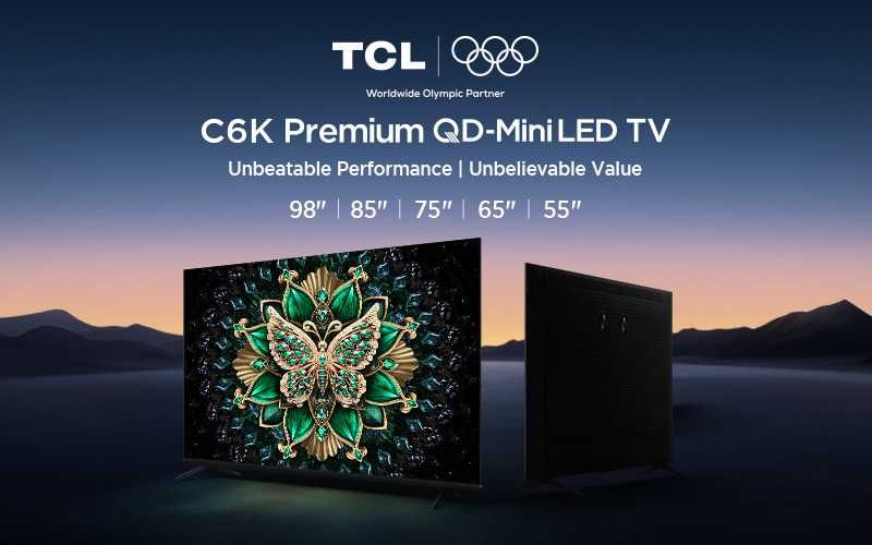 TCL 55 C6K – Новый 144hz* Smart TV | 55" 4K UHD HDR|Современный дизайн