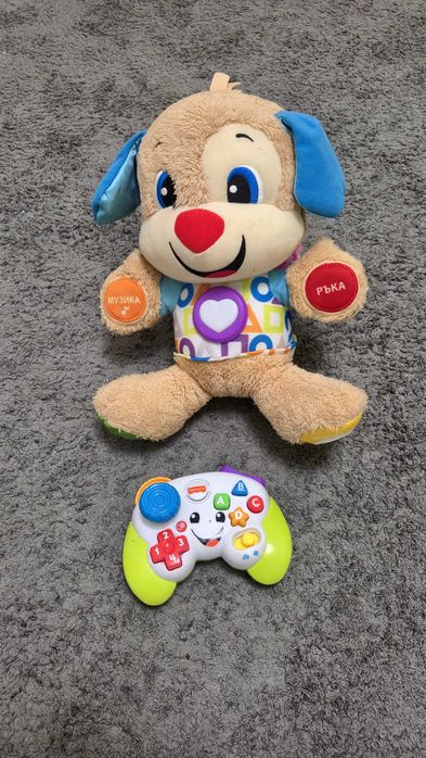 Интерактивно кученце + книжка Fisher Price + джойстик Fisher Price+