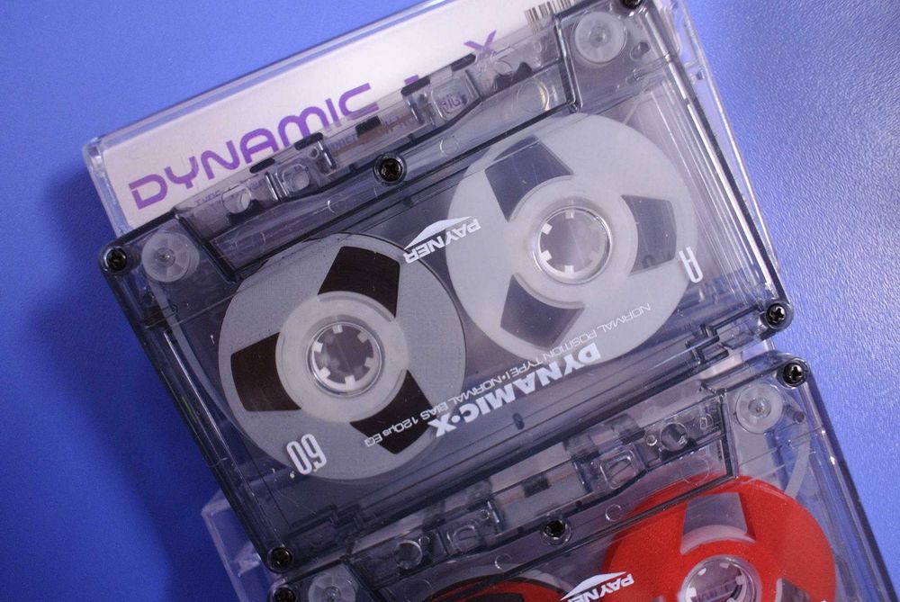 Аудио касети Reel to Reel ЧИСТО НОВИ Dynamic-x бяли, червени.