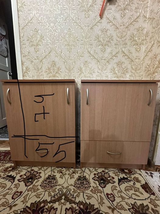 Продам 2 тумбочки 55х74