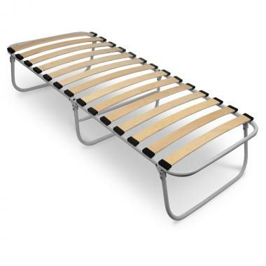 Кровать раскладная ртопедическая. Раскладушка Nika (Россия)