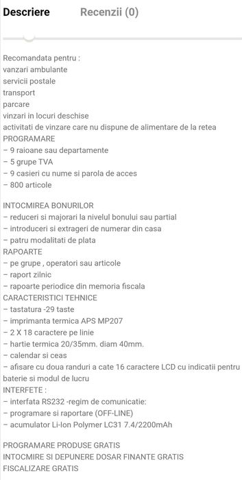 Casa marcat portabila
