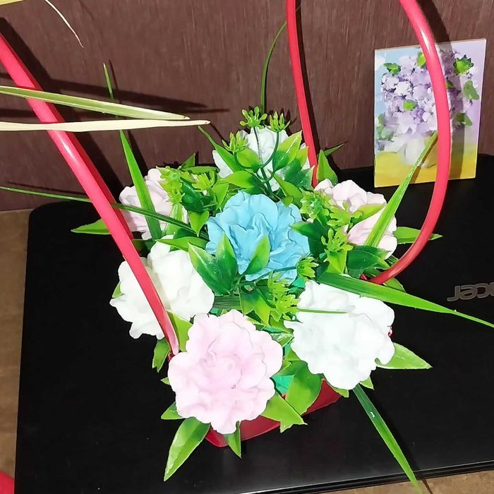 Sounli Gullar.Sovga. Buket. Цветы из Мыла 100.000