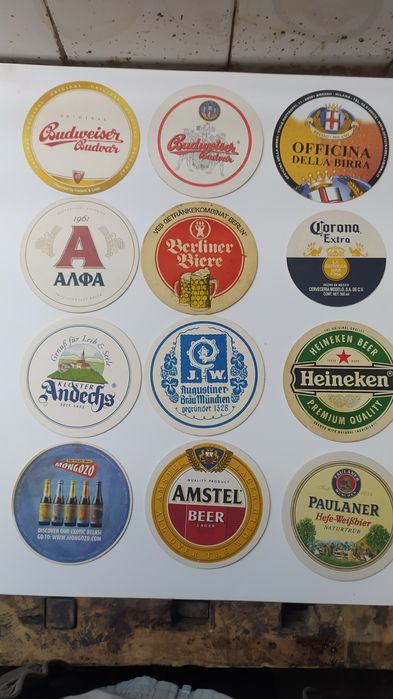 продавам подложки за бира за ценители и колекционери