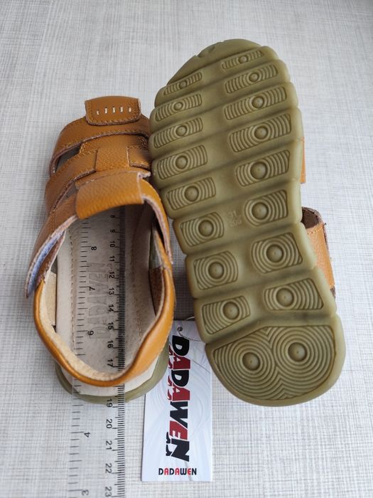 Sandale copii din piele naturală - NOI, mărimea 31 (19 cm interior)