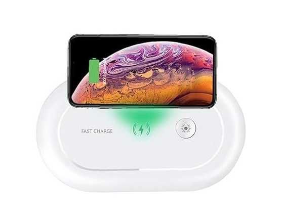 UV стерилизатор Superia с безжична зарядна станция, дезинфектант