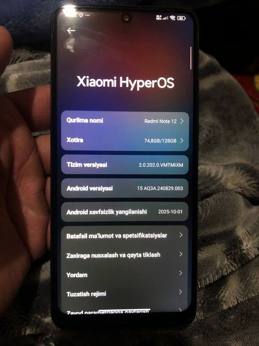 Assalomu alaykum Redmi not 12 4G holati alo  karobka bor