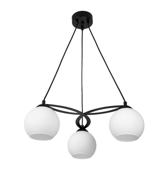 Полилей ТЕА 3ХЕ27 черен