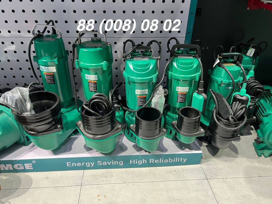 Погружной дренажный глубинный насос QDX80-6 (2,2 кВт) SAAB
